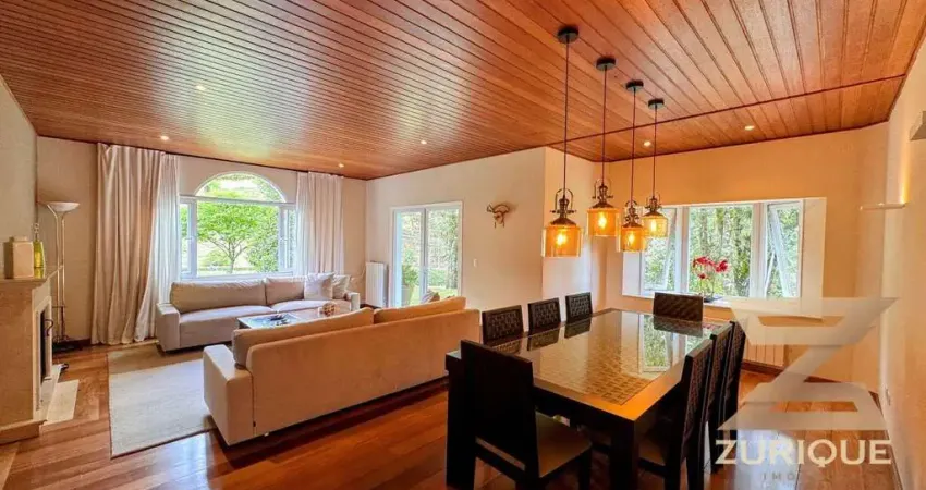 Casa com 4 dormitórios à venda, 385 m² por r$ 5.700.000,00 - capivari - campos do jordão/sp