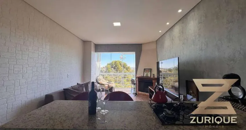 Apartamento com 1 dormitório à venda, 75 m² por r$ 650.000,00 - morro do elefante - campos do jordão/sp