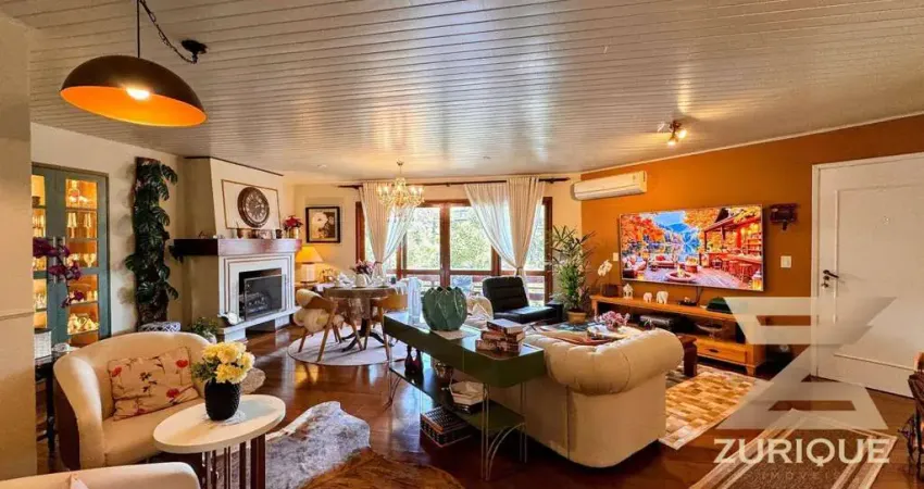 Apartamento com 3 dormitórios à venda, 150 m² por r$ 1.380.000,00 - morro do elefante - campos do jordão/sp