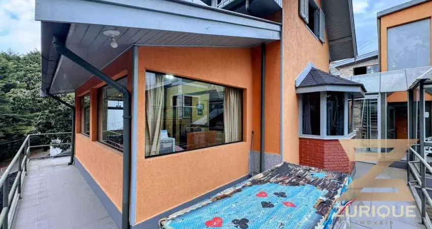 Casa com 4 dormitórios à venda, 214 m² por r$ 800.000 - serra azul - campos do jordão/sp