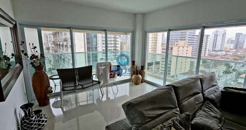 Apartamento com 3 dorms, Gonzaga, Santos - R$ 1.6 mi, Cod: 5219