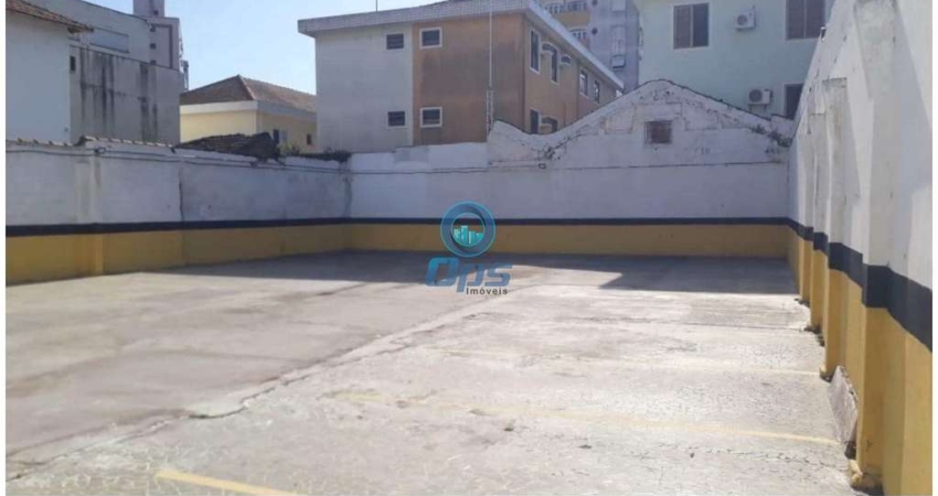 Terreno comercial para alugar na Rua Comendador Alfaia Rodrigues, Embaré, Santos
