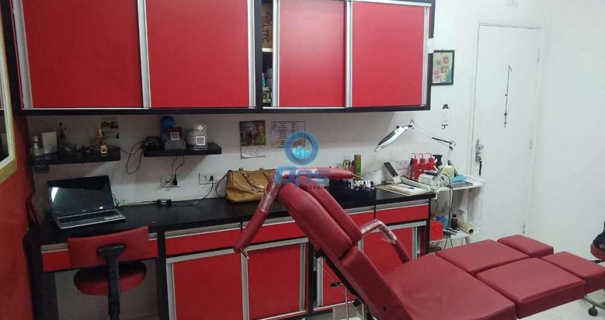 Sala comercial à venda na Avenida Siqueira Campos, Boqueirão, Santos