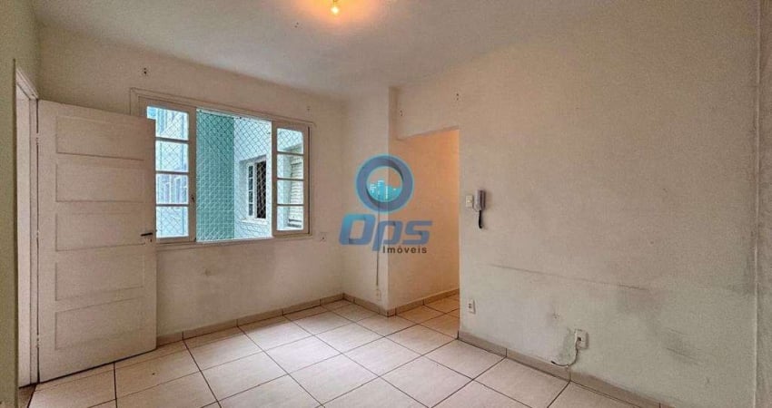 Apartamento com 1 quarto, José Menino, Santos - R$ 350 mil, Cod: 6057
