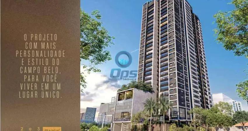 Apartamento à venda na Rua Gil Eanes, Campo Belo, São Paulo