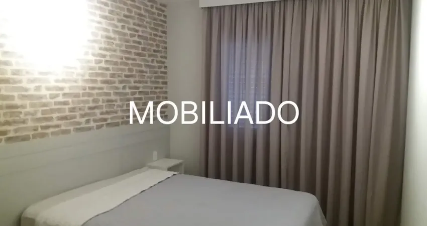 Apartamento mobiliado 3º último andar com 2 dormitórios, 58 m²