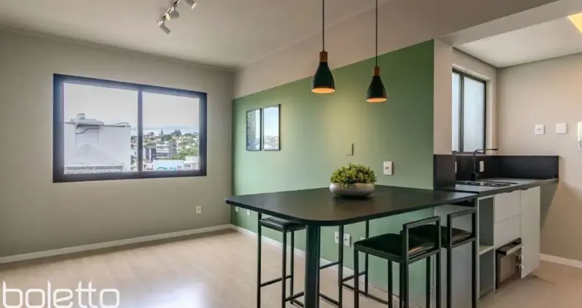 Boletto Imóveis aluga ótimo apartamento de 1 dormitório semi mobiliado