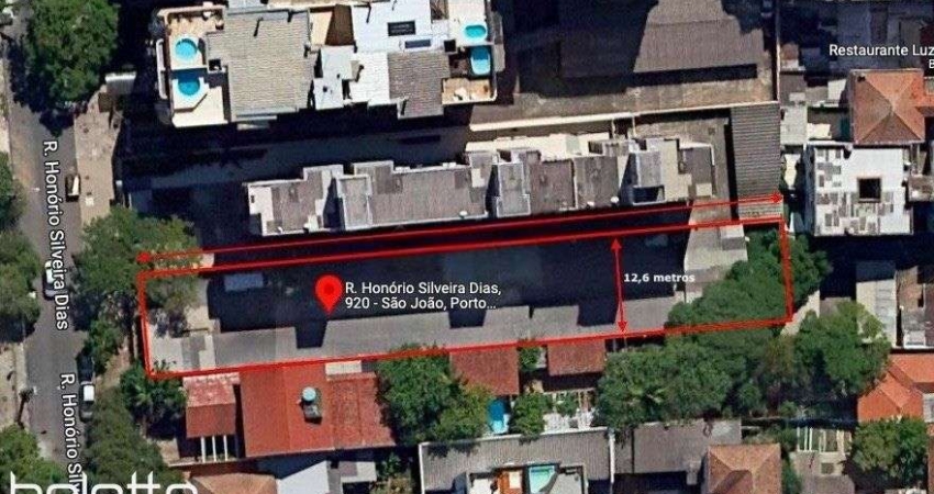 Terreno de 995,40m² no Bairro São João