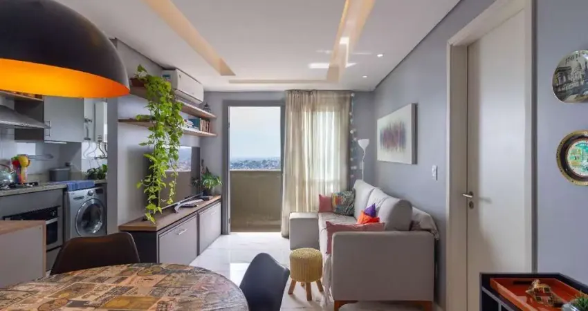 Apartamento de 1 dormitório mobiliado no pornto mais alto do Petrópolis,