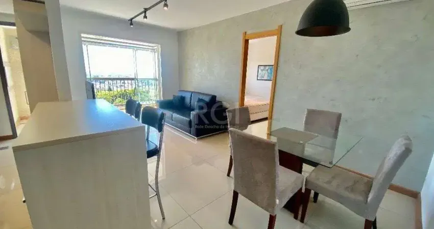 Boletto imóveis aluga apartamento mobiliado e equipado com 1 dormitório no empre