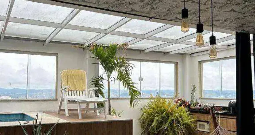Cobertura com 3 dormitórios, 182 m² - venda por r$ 1.700.000 ou aluguel por r$ 8.900/mês - vila ema - são josé dos campos/sp