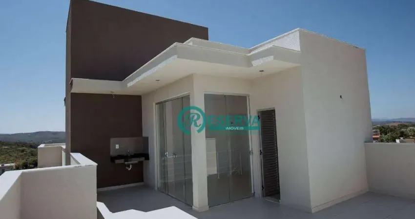 Cobertura com 2 dormitórios à venda, 120 m² por r$ 489.000,00 - visão - lagoa santa/mg