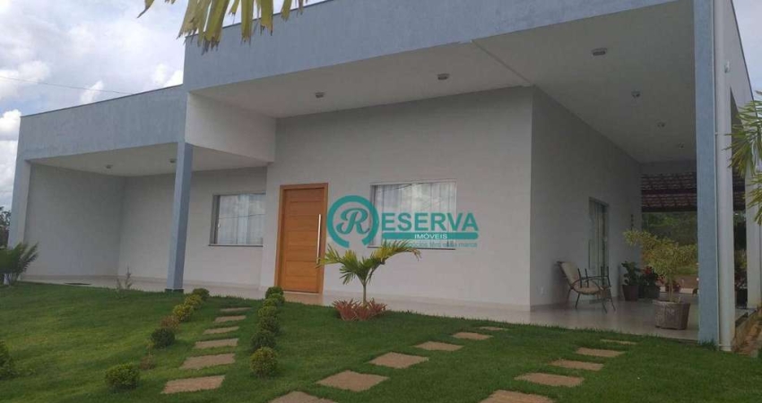 Casa com 3 dormitórios para alugar, 265 m² por R$ 3.794,17/mês - Condomínio Vale Do Luar - Jaboticatubas/MG