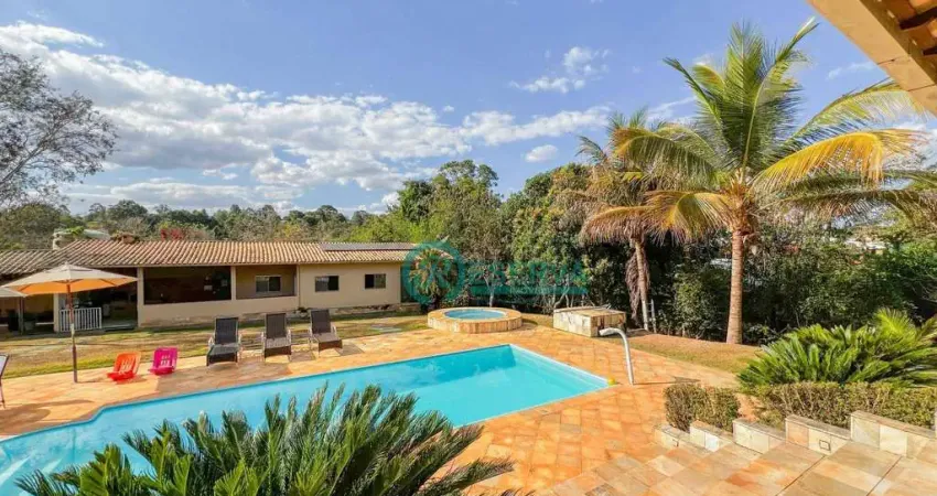 Casa com 5 dormitórios à venda, 350 m² por r$ 1.350.000,00 - condomínio estância da mata - jaboticatubas/mg