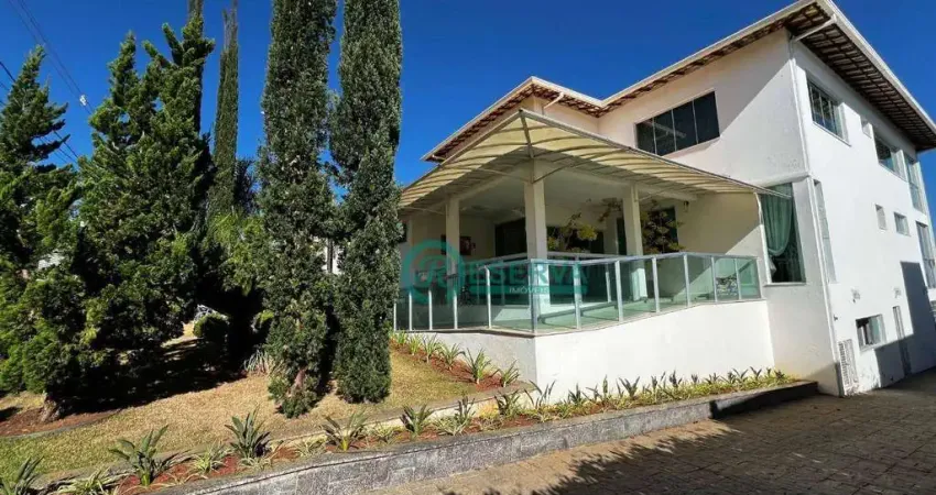 Casa com 5 dormitórios à venda, 603 m² por r$ 4.700.000,00 - condomínio jardins da lagoa - lagoa santa/mg