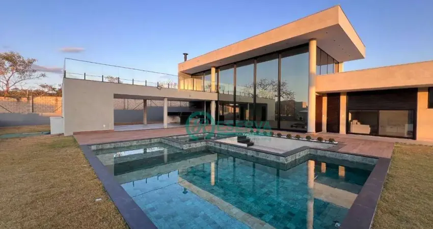 Casa com 5 dormitórios à venda, 446 m² por r$ 3.950.000 - condomínio gran royalle - lagoa santa/mg