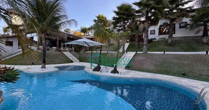 Casa com 4 dormitórios à venda, 928 m² por r$ 13.000.000,00 - condomínio estância das amendoeiras - lagoa santa/mg