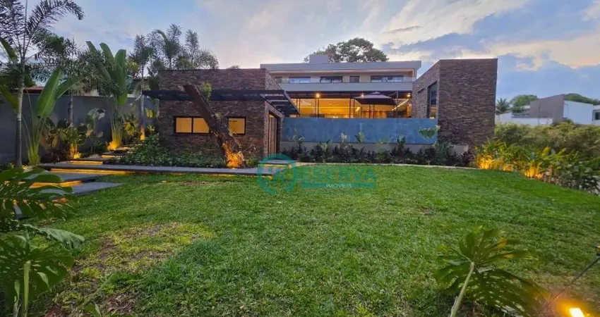 Casa com 5 dormitórios à venda, 440 m² por r$ 7.650.000 - condomínio condados da lagoa - lagoa santa/mg