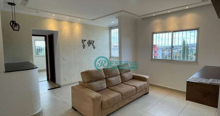 Apartamento com 2 dormitórios para alugar, 45 m² por R$ 2.394,66/mês - Lundcea - Lagoa Santa/MG