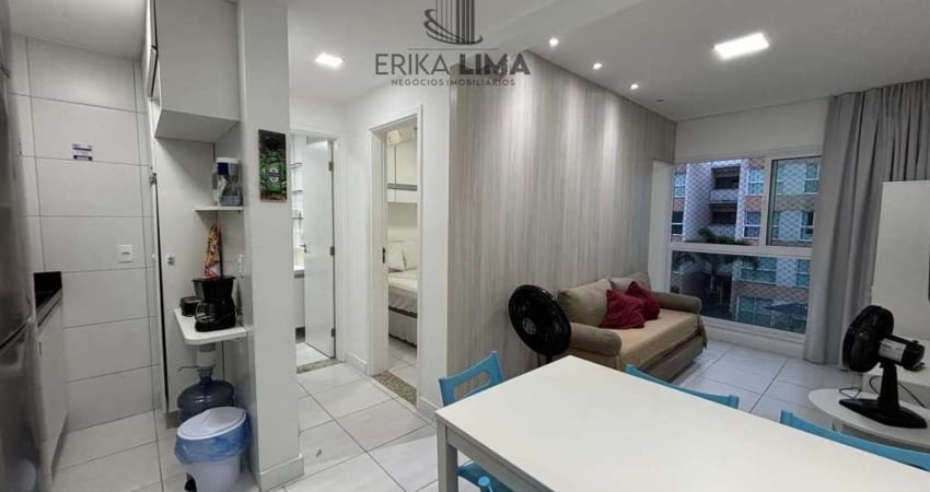 aluguel flat Muro Alto, super lazer, com 2 quartos mobiliado