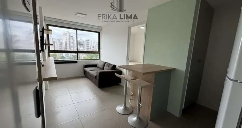 Apartamento para venda em boa viagem, com 2 quartos, 28m², mobiliado e equipado