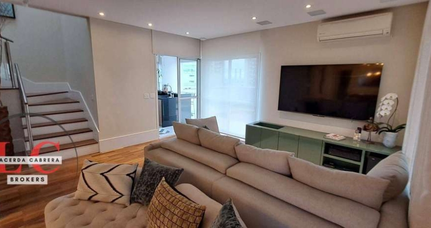 Oportunidade! Cobertura Duplex de alto padrão, 04 Suites, 04 vagas, 291 m² - Vila Andrade - Morumbi.