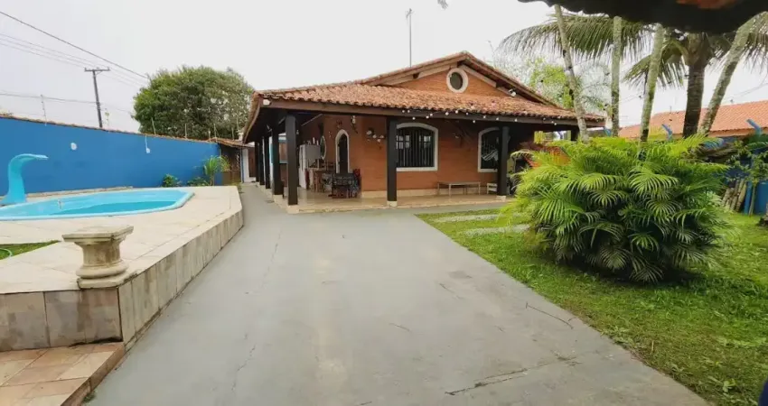 Casa à venda em balneário tupy, itanhaém: 4 dorms, 444m², r$530mil