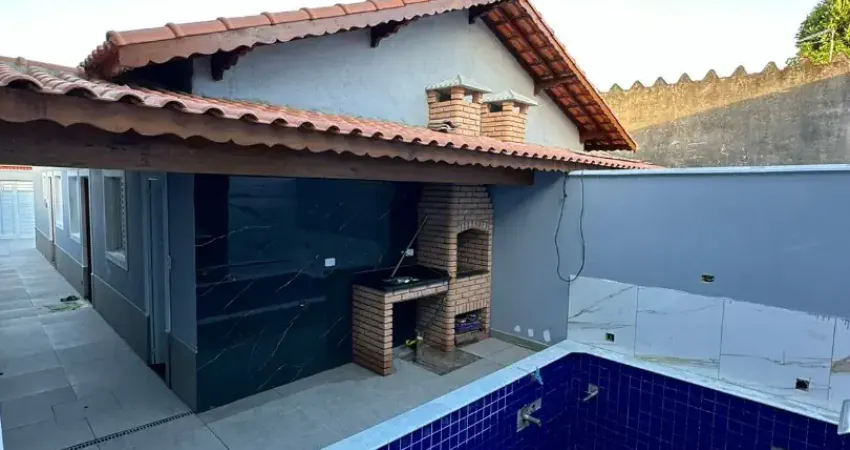 Casa nova com piscina à  venda em santa terezinha, itanhaém: 2 dorms, 1 suíte