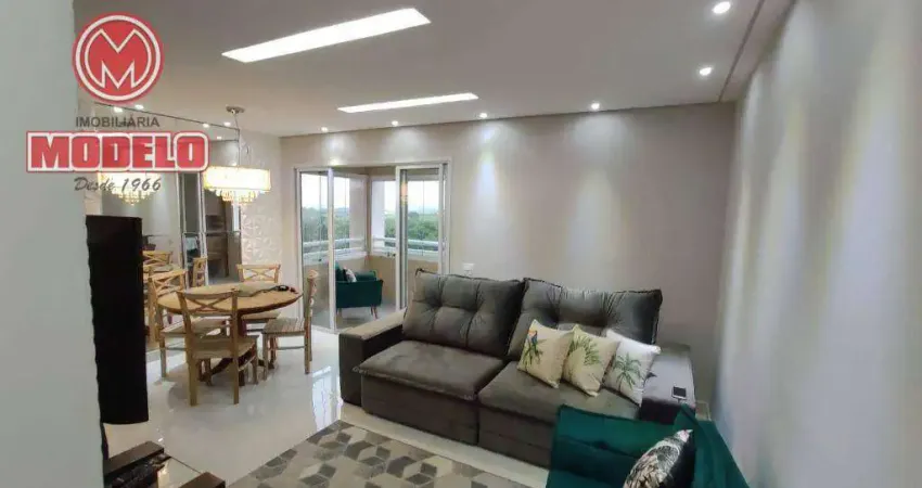 Apartamento com 3 dormitórios à venda, 80 m² por r$ 530.000,00 - parque santa cecília - piracicaba/sp