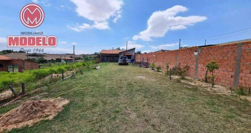 Chácara com 2 dormitórios à venda, 500 m² por r$ 250.000,00 - rio das pedras - rio das pedras/sp