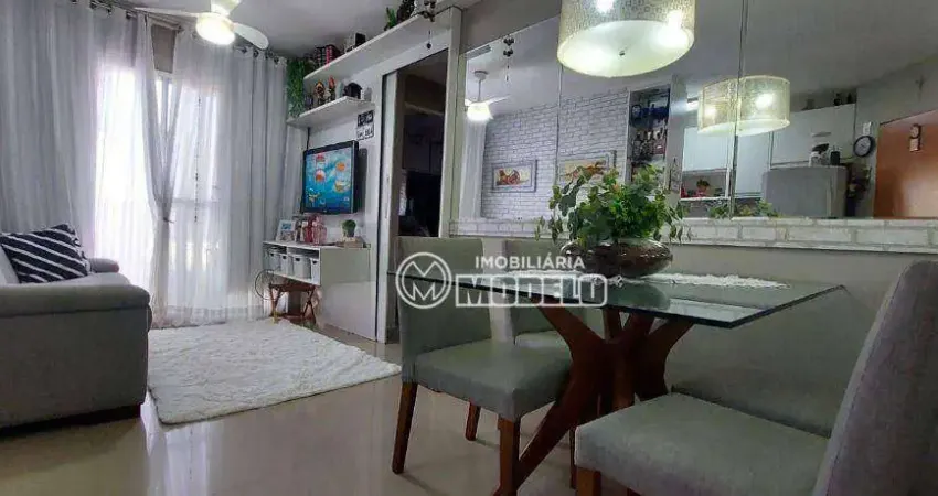 Apartamento com 2 dormitórios à venda, 45 m² por r$ 235.000 - jardim são francisco - piracicaba/sp