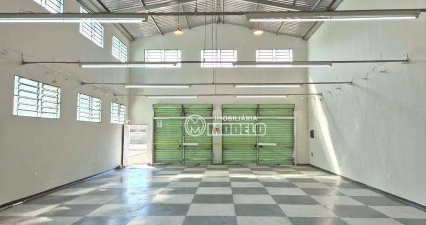 Barracão para alugar, 250 m² por r$ 5.000,00/mês - jaraguá - piracicaba/sp