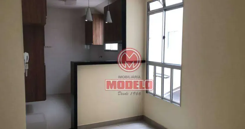 Apartamento com 2 dormitórios para alugar, 47 m² por r$ 1.350,00/mês - jardim são francisco - piracicaba/sp