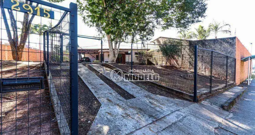 Chácara com 3 dormitórios para alugar, 1800 m² por r$ 4.500,00/mês - dois córregos - piracicaba/sp