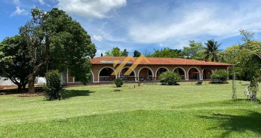 Chácara à venda em Indaiatuba, Colinas do Mosteiro de Itaici, com 6 quartos, com 30000 m²