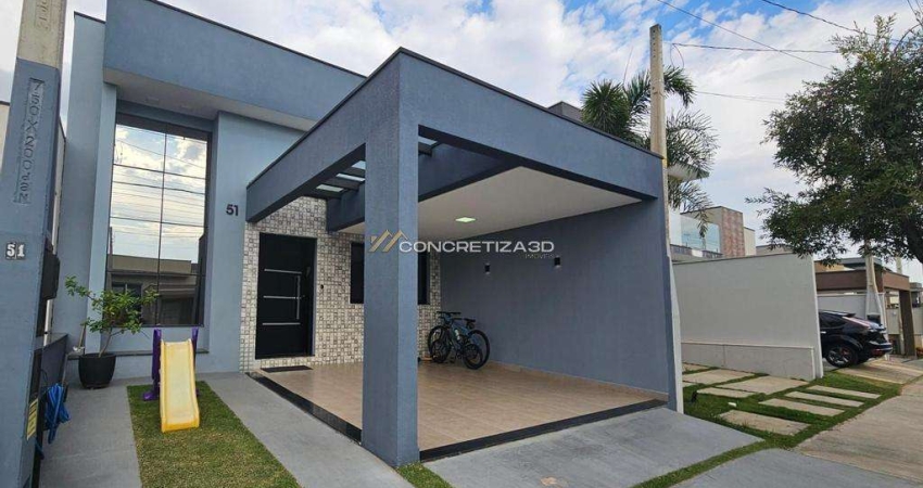Casa à venda em Indaiatuba, Jardins do Império, com 3 quartos, com 122 m², Condomínio Vila Rica