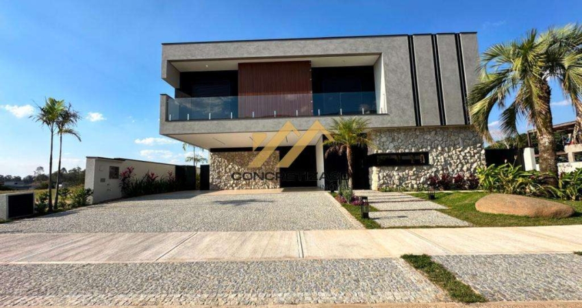 Sobrado à venda em Indaiatuba, Condomínio Villa Dos Pinheiros, com 5 suítes, com 400 m²