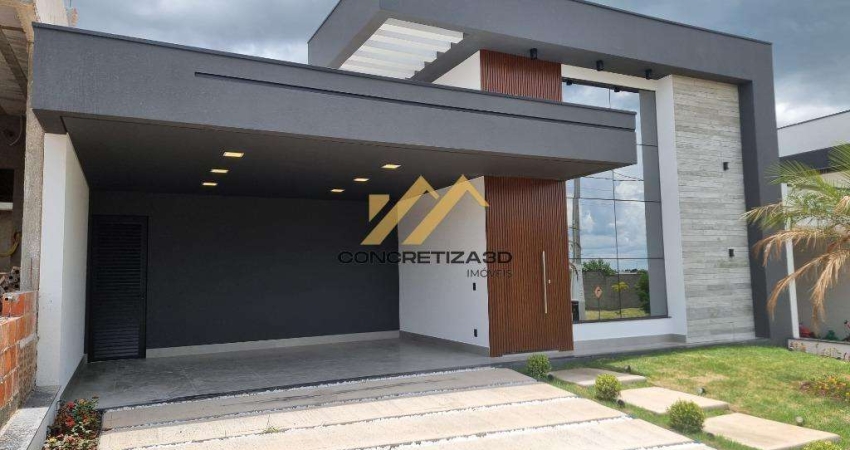 Casa à venda em Indaiatuba, Colinas de Indaiatuba, com 3 suítes, com 191.17 m², Condominio Milano
