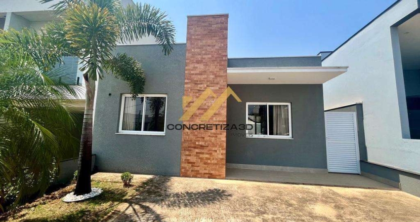 Casa à venda em Indaiatuba, Jardim Mantova Residencial, com 3 quartos, com 105 m²