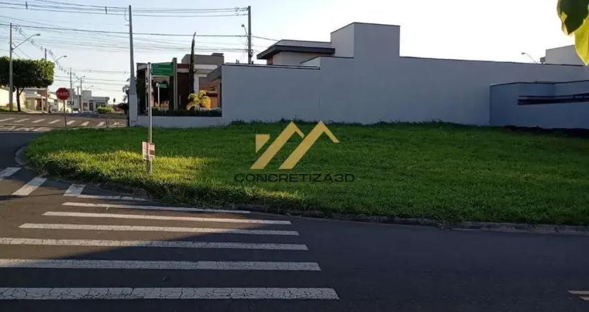 Terreno de esquina com 218 m² à venda - Condomínio Vila Rica - Indaiatuba/SP