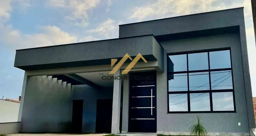 Casa à venda em Indaiatuba, Residencial Evidências, com 3 quartos, com 175 m², Condomínio Evidências