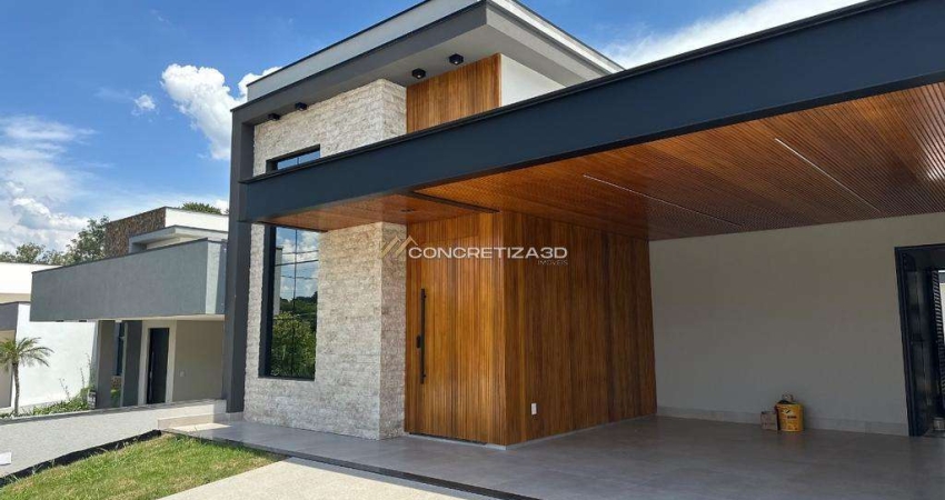 Casa à venda em Indaiatuba, Jardim Piemonte, com 3 suítes, com 196.58 m², Condomínio Piemonte
