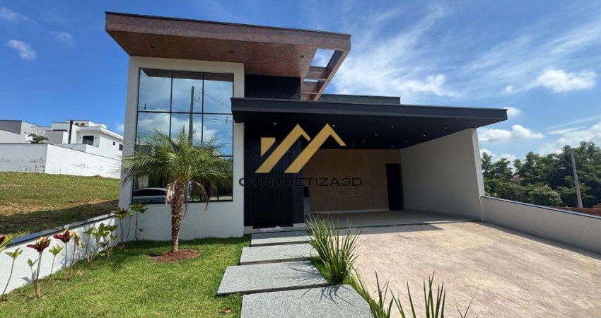 Casa à venda em Indaiatuba, Residencial Milano, com 3 suítes, com 180 m², Condominio Milano