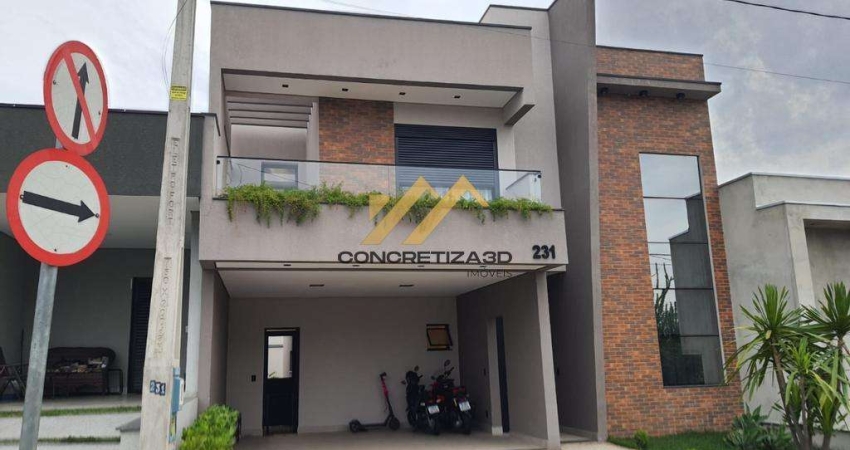 Sobrado à venda em Indaiatuba, Jardim Mantova, com 3 quartos, com 198 m², Condomínio Mantova