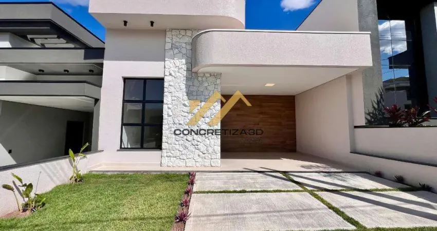 Casa à venda em indaiatuba, loteamento park gran reserve, com 3 quartos, com 135 m²