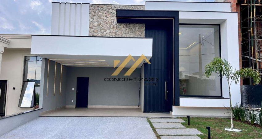 Casa à venda em Indaiatuba, Residencial Evidências, com 3 suítes, com 198 m², Condomínio Evidências