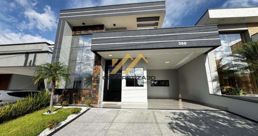 Casa à venda em Indaiatuba, Loteamento Park Gran Reserve, com 3 suítes, com 145.24 m²