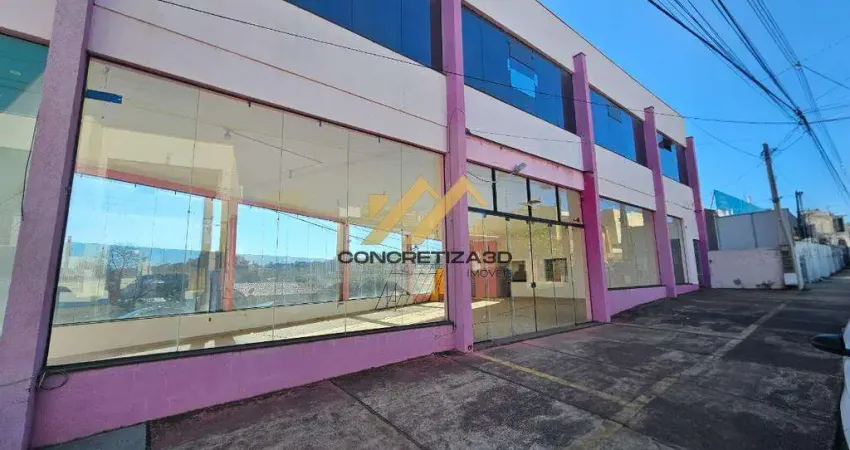 Salão com 500 m² à venda ou parte inferior de 250 m² para locação no centro de monte mor/sp