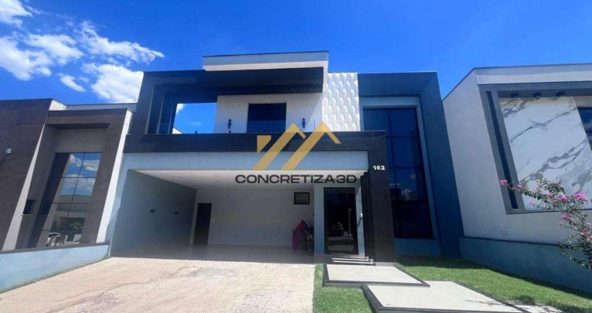 Sobrado para locação mobiliado em Indaiatuba, Jardim Esplanada, com 3 suítes, com 240 m²