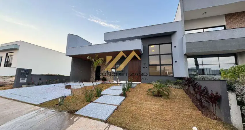 Casa com 3 suítes à venda, 192 m² - jardim residencial dona maria josé - indaiatuba/sp